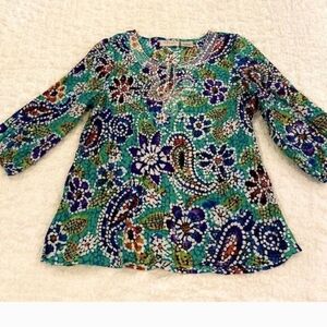 Multicolor Floral Women's Top